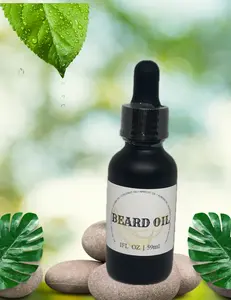 Unique Beard Oil Nourishing Hair Care Fragrance Blend with Jojoba, Almond & Coconut Oil for Hydrating and Fresh Beard Comfort Scented Aroma