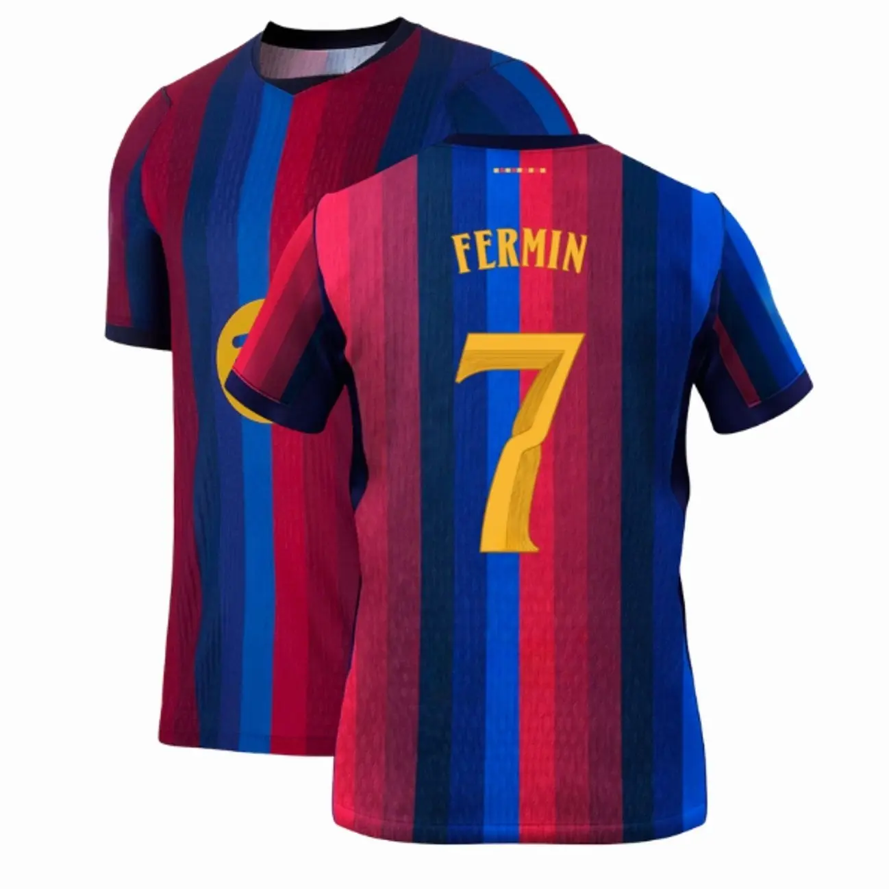 Unisex Collectible Sports Apparel Fermin 2026-2027 New Home Player Jersey - Spain League