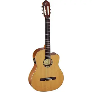 Ortega Guitars Family Series Pro 6 String Acoustic-Electric Guitar, Right (RCE131SN)