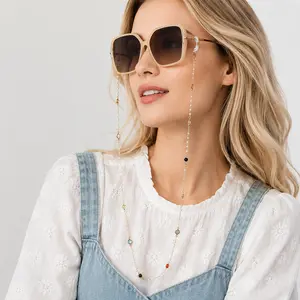 Women's 4-in-1 Glasses Chain - Multi-Functional Eyeglass Holder, Bracelet, Earbud & Mask Lanyard Fashion Accessory