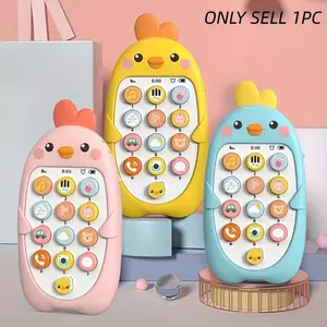 Baby Music Sound Phone Toy, Educational Sensory Learning Machine for Infant Kids Aged 0-3 Years, Safe Abs Material, Colorful Shell, Ideal Gift for Children