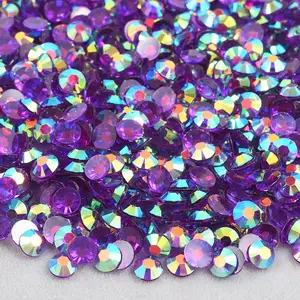 Transparent Amethyst AB Resin Rhinestones