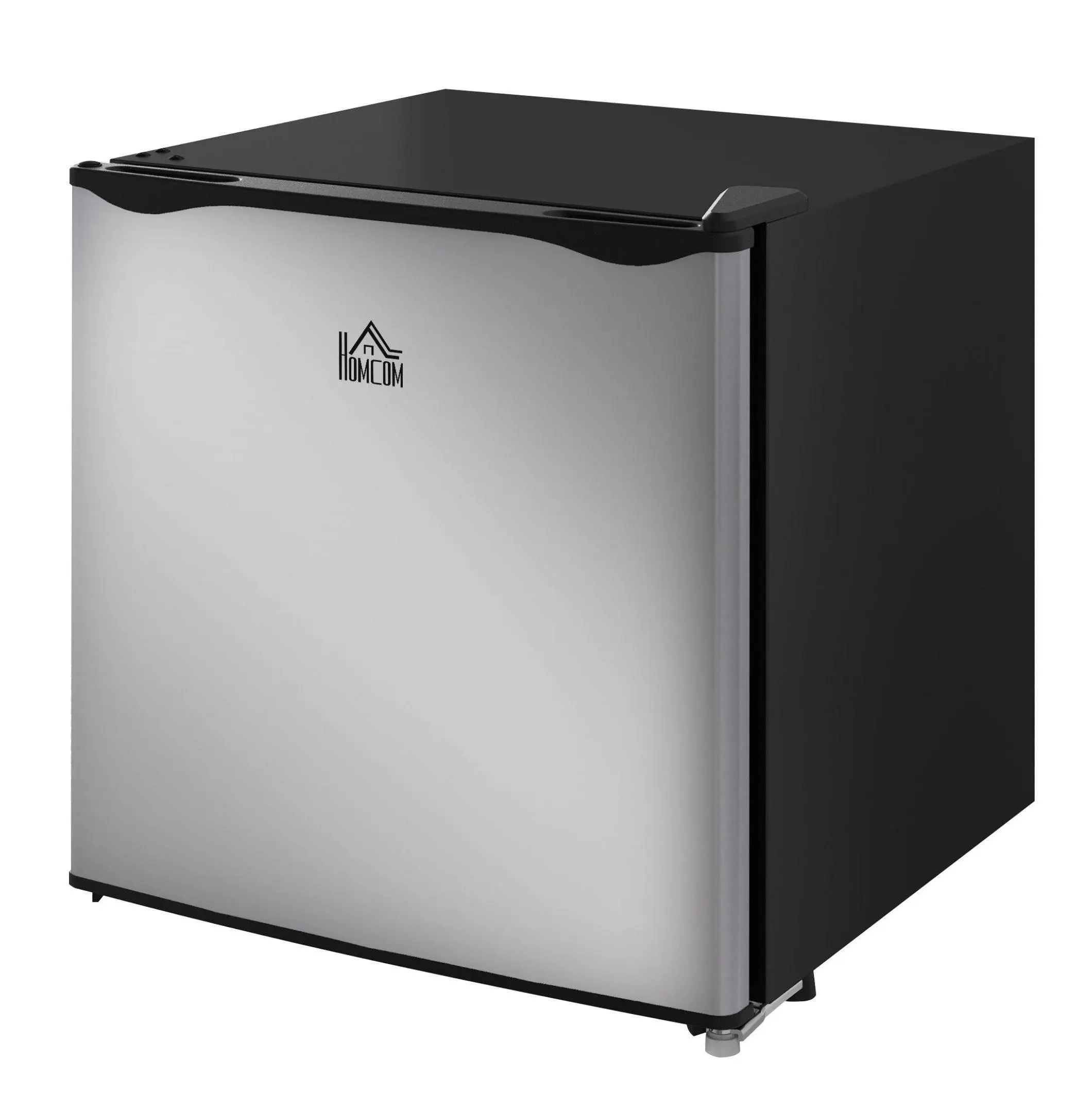 Mini Freezer 1.1 Cu.Ft Compact Silver - Upright Freezer with Removable Shelves, Adjustable Temperature, Quiet Operation for Apartment, Dorm, Office