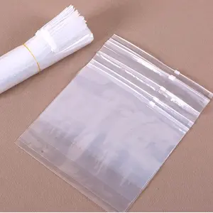 Transparent PE Zipper Bags CPE Clear Resealable Pouches – Storage Bags for Clothes, Socks, Underwear, Arm Sleeves, Travel and Home Organization