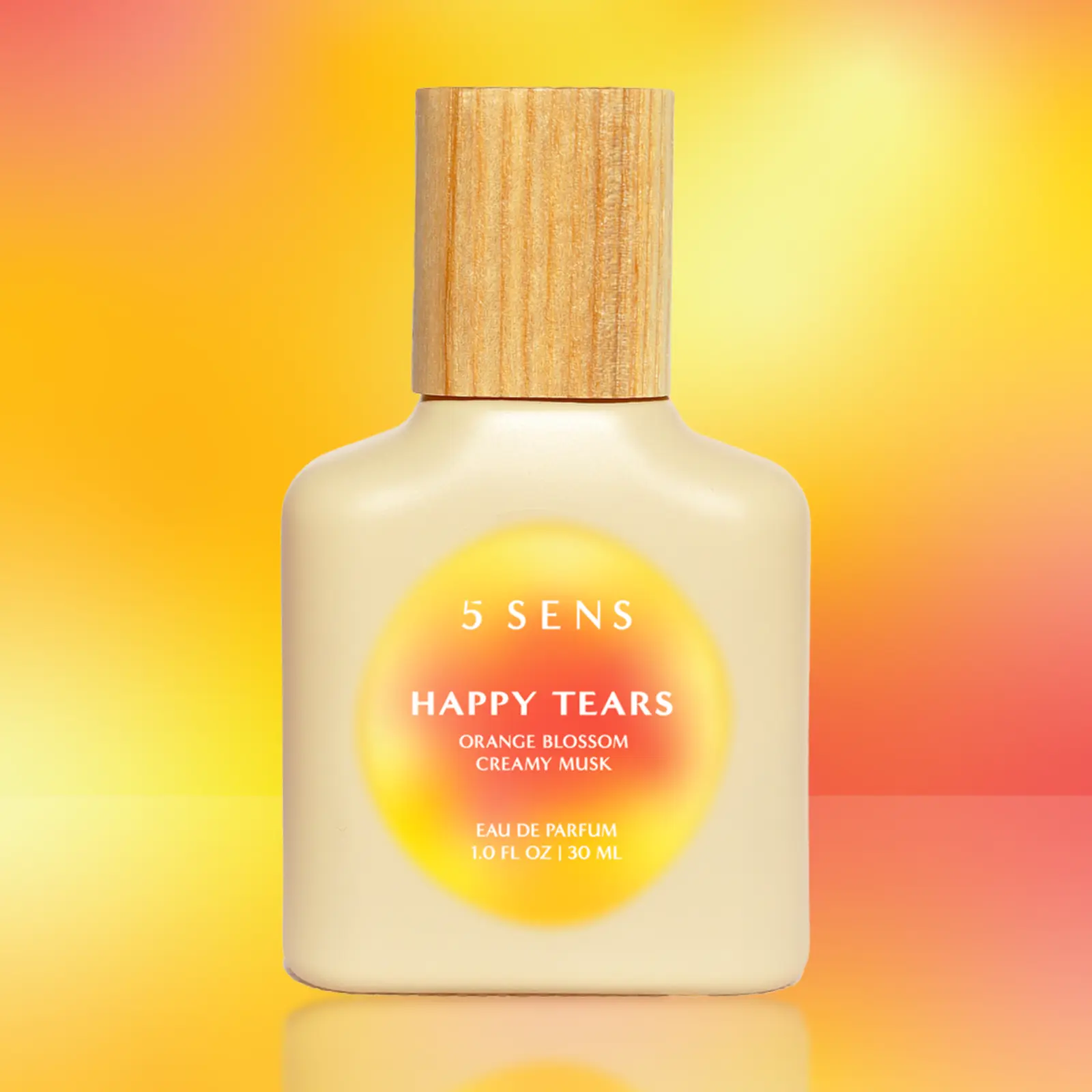 5 SENS Happy Tears Eau de Parfum (30mL & 10mL) | Vanilla Perfume for Women | Jasmine & Orange Blossom | Long-Lasting Clean Vegan Fragrance Floral Honeysuckle Floral Gourmand
