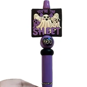 (Live Claim Only) One Pen Bundle - Smooth Writing Super Cute Beaded Pen with Colorful Beads & Free Ink for Everyday Use Comfortable Writing Experience