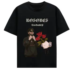 Rosones Tito Double P Graphic T-Shirt - Bold Streetwear with Eye-Catching Design for Fashion-Forward Individuals, Unisex Casual Tee for Urban Style Enthusiasts