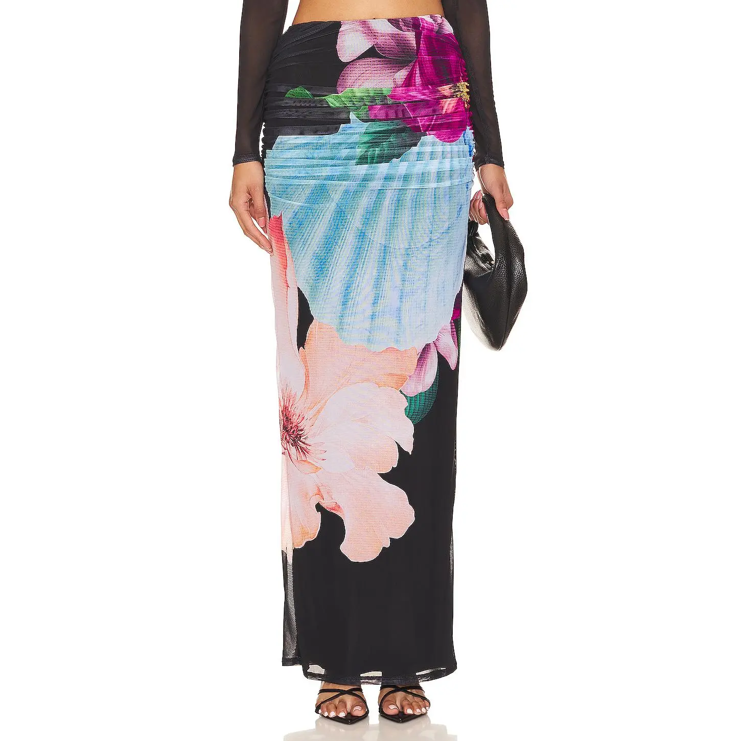 AFRM Bevin Skirt in Surreal Shells