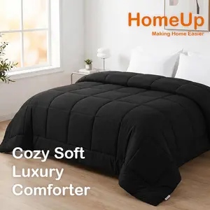 [Memorial Day Sale]NTBAY Cozy Soft Washable Luxury Comforter - Skin-Friendly Breathable Quilt, Cloud-like Down Alternative Comforter Duvet Insert, All Season Machine Washable Bedding