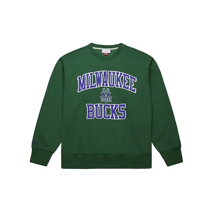 Mitchell & Ness HWC '93 Playoff Win Milwaukee Bucks Crewneck Sweatshirt