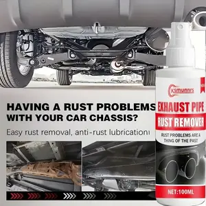 Powerful Metal Rust Spray, Corrosion Protection Coating for Car Underbody & Exhaust Pipes, Durable Anti-Rust Solution