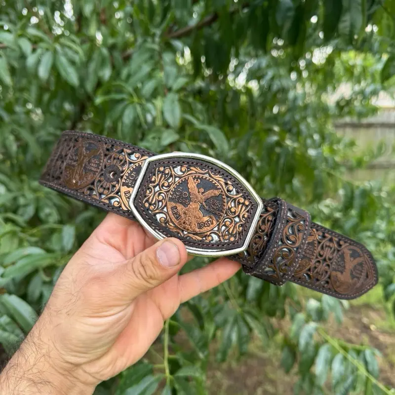 Centenario Cobre Western Belt Cinto - Western belt for men