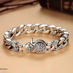 S925 silver-plated rotating fashion bracelet - the perfect accessory for everyday wear, an ideal gift for friends and family, and also suitable for women.