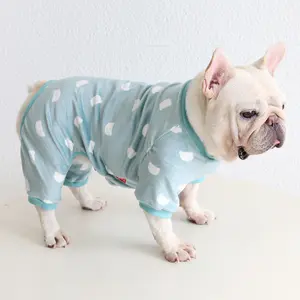 Petstyle Fadou Good night, super soft pajamas, versatile fat dog clothes, Indo Pugo Corgi Garfield cross-border pijamas costume onesie universal fit