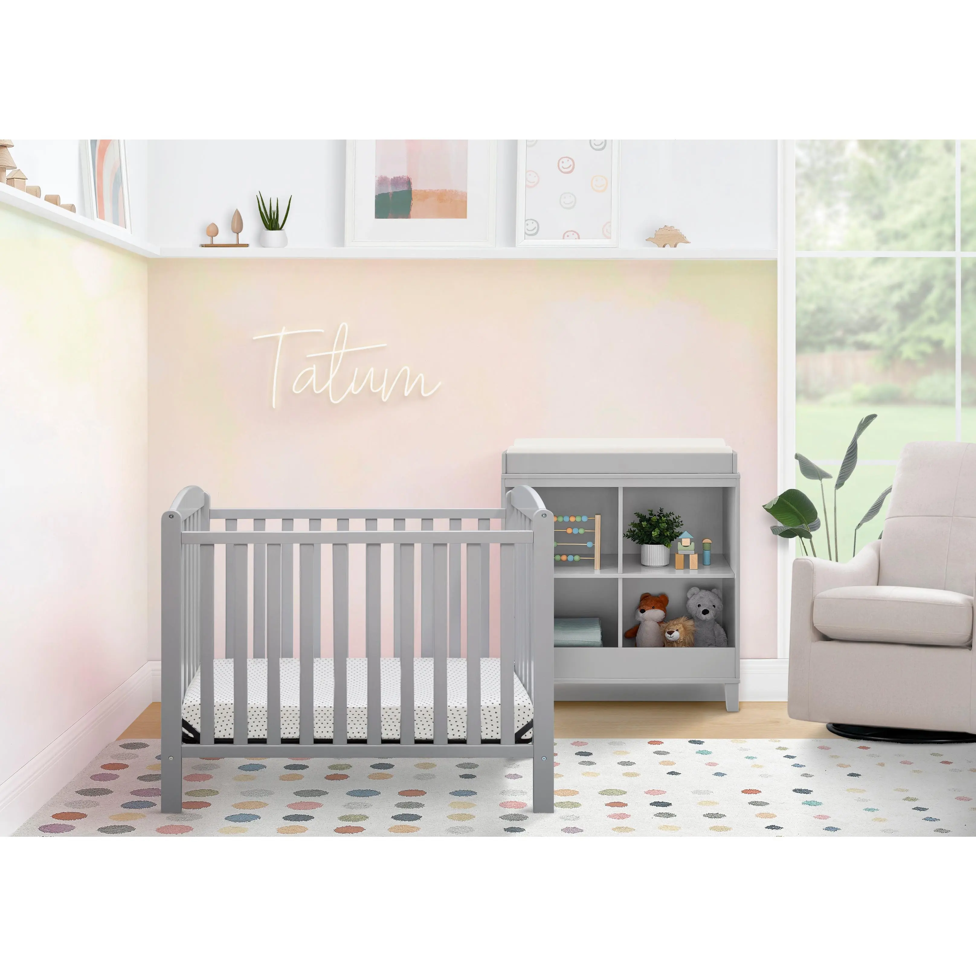 Sprout Mini Crib with Mattress