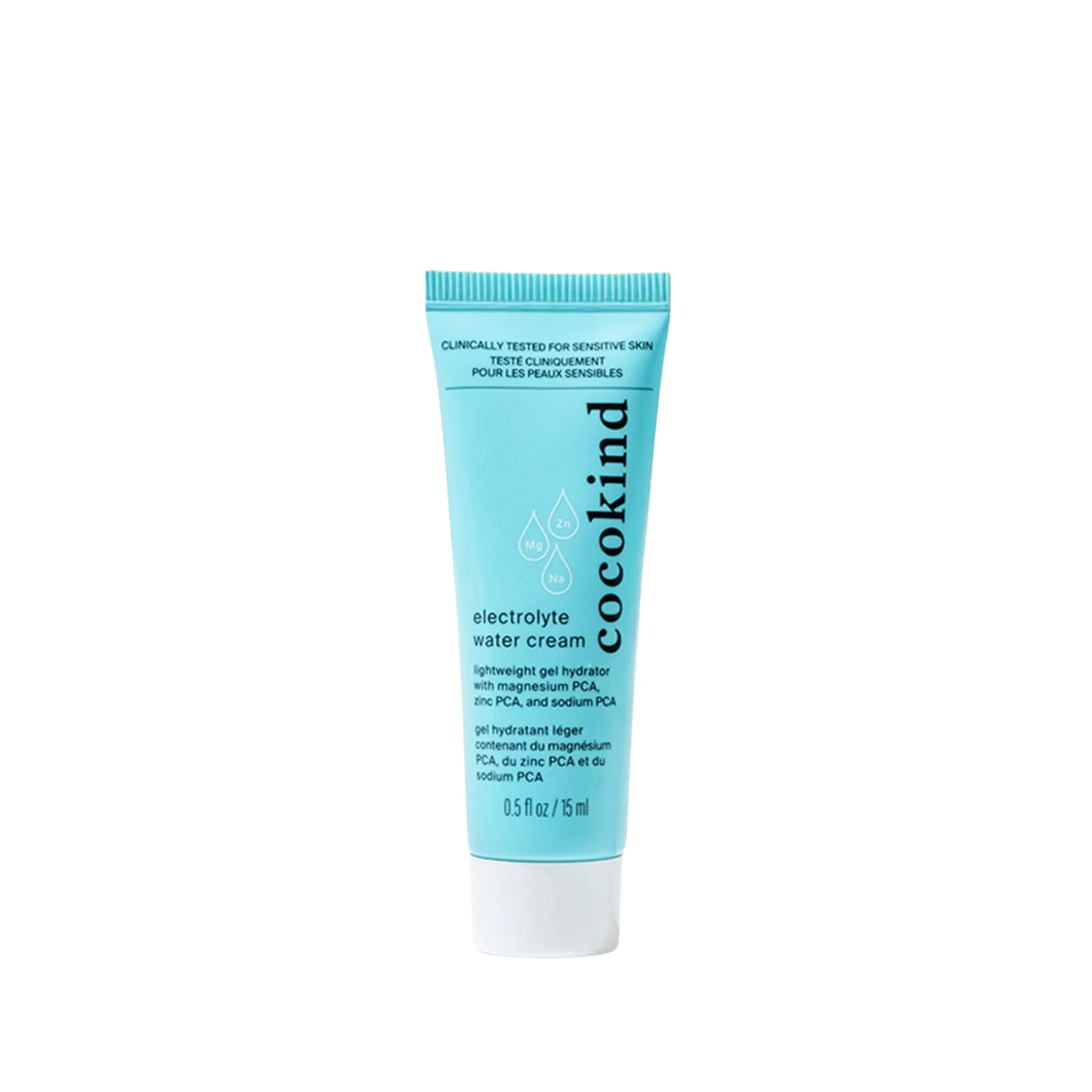 [cocokind] Travel-Size Electrolyte Water Cream | Lightweight Hydrating Face Moisturizer | Sensitive Skin-Friendly