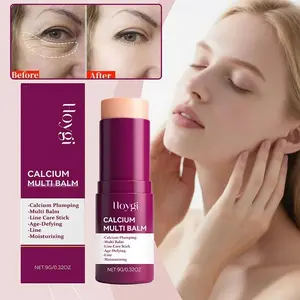 Calcium Volume Multi Balm Korean Skincare Stick Face & Eye Cream Collagen Deep Moisturizing Anti-Wrinkle Repair Suitable for Pre Makeup Hyaluronic Acid
