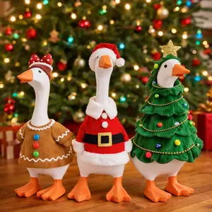 Funny Goose Figurine with Magnetic Beak, 7 Inch Handcrafted Resin Desk Statue for Holding Keys and Notes, Cute Desktop Decor for Office, Bedroom, Kitchen or Entryway, Unique Gift for Women, Coworkers, Mom, Housewarming and Christmas