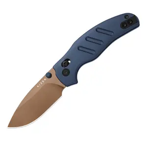 Kizer Sheepdog C01C 2.9 CD ELMAX Aluminum Sunset Metal PVD Ki3488.29CDA1, Stainless Steel Premium Knife