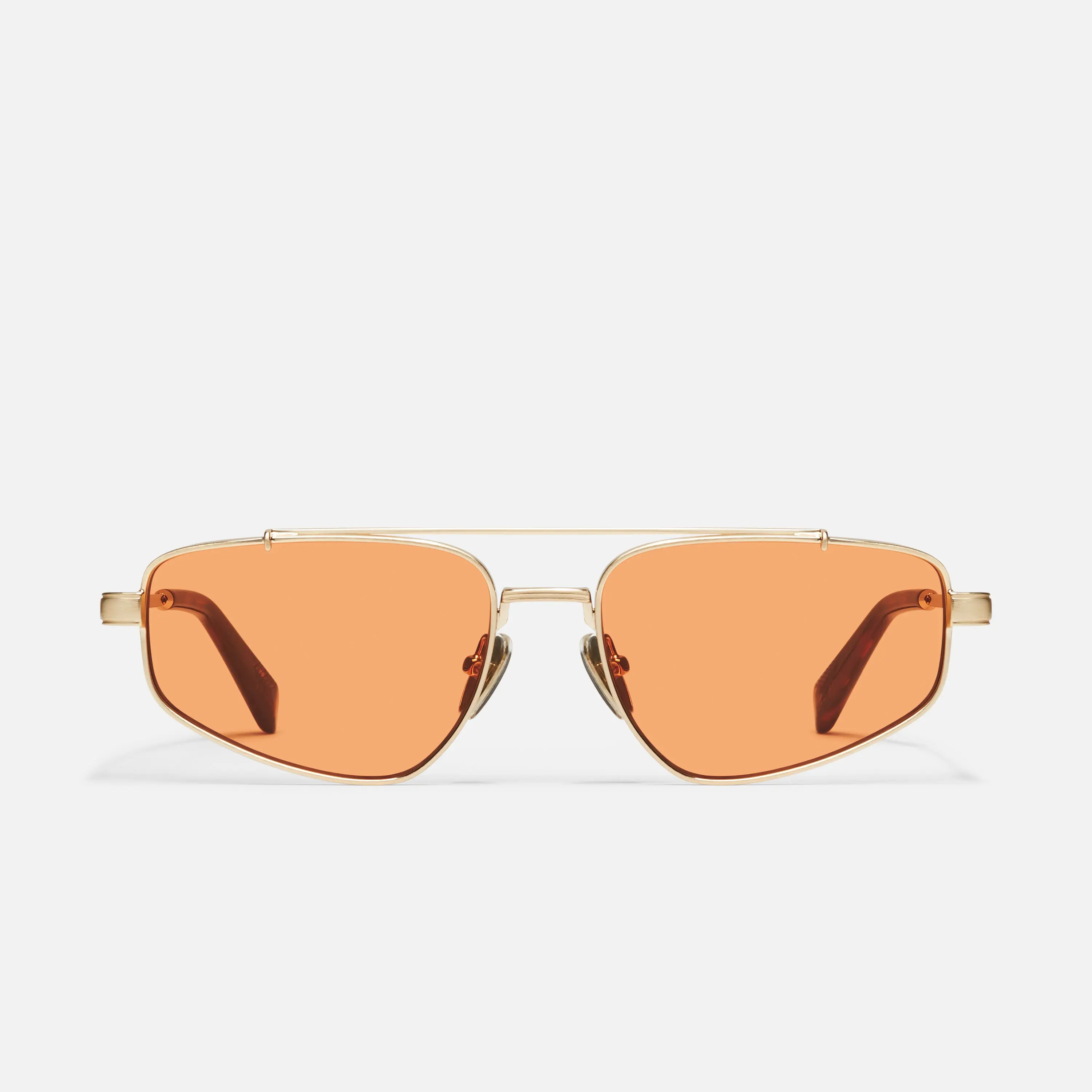 PIT STOP Narrow Aviator Sunglasses