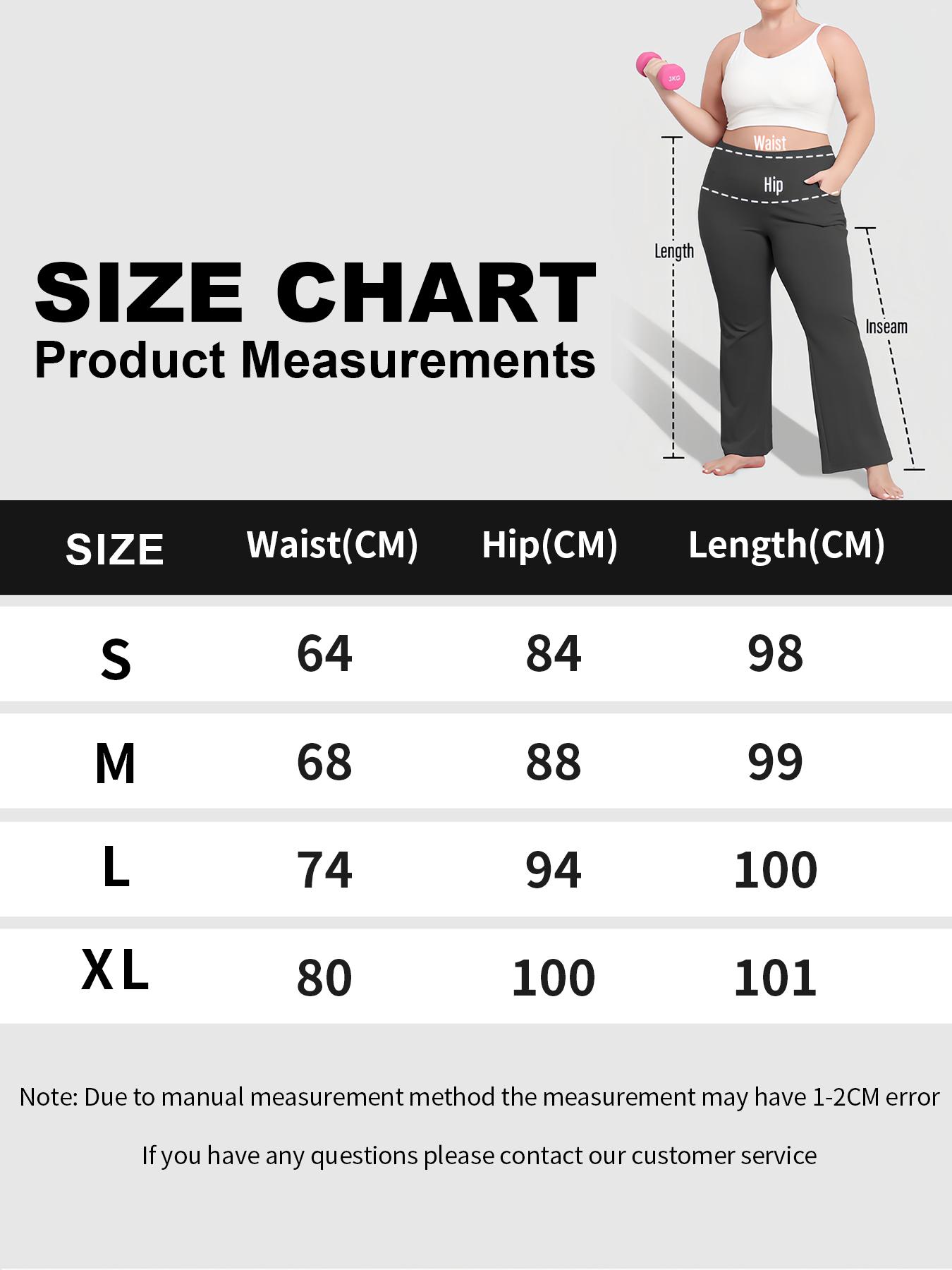 Plus Size, Large Size - 2pcs Of Large-sized Solid-color Flared Pants, Elegant High-waisted Pants, Suitable for All Seasons, High-Waisted Elastic Slim Fit Pants, Side Pockets, Suitable for Office, Casual, Yoga, Travel Wear, Tummy Control And Shaping
