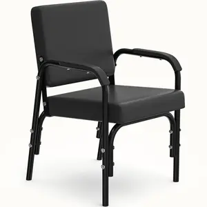 Reclining Shampoo Chair for Salons Adjustable Barber Chair Auto Recline Chair Professional Reclining Salon Chair for Hair Stylists, Black