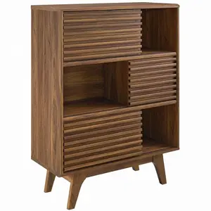Render Three-Tier Display Storage Cabinet Stand Modway