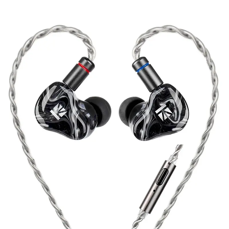 Kbear Sr-8 In-Ear Monitor, In Ear Monitors, 1dd+3ba Hybrid Iem, Electronic HiFi Gaming Headphones with 8mm Liquid Silicone Driver, 3D Printed Resin Case, Heart Shaped Earphone, High Performance Iems, Audiophile Iems, In Ear Earphones