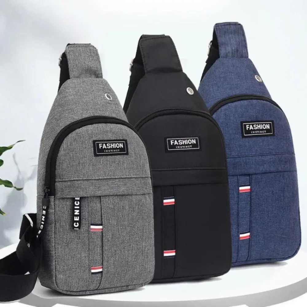 Men's Casual Waterproof Nylon Waist Pack, a High-Capacity Bag with an Adjustable Strap for Hands-Free Travel, Waterproof Belt Bag, Hands-Free Men's Fanny Packs & Belt Bags