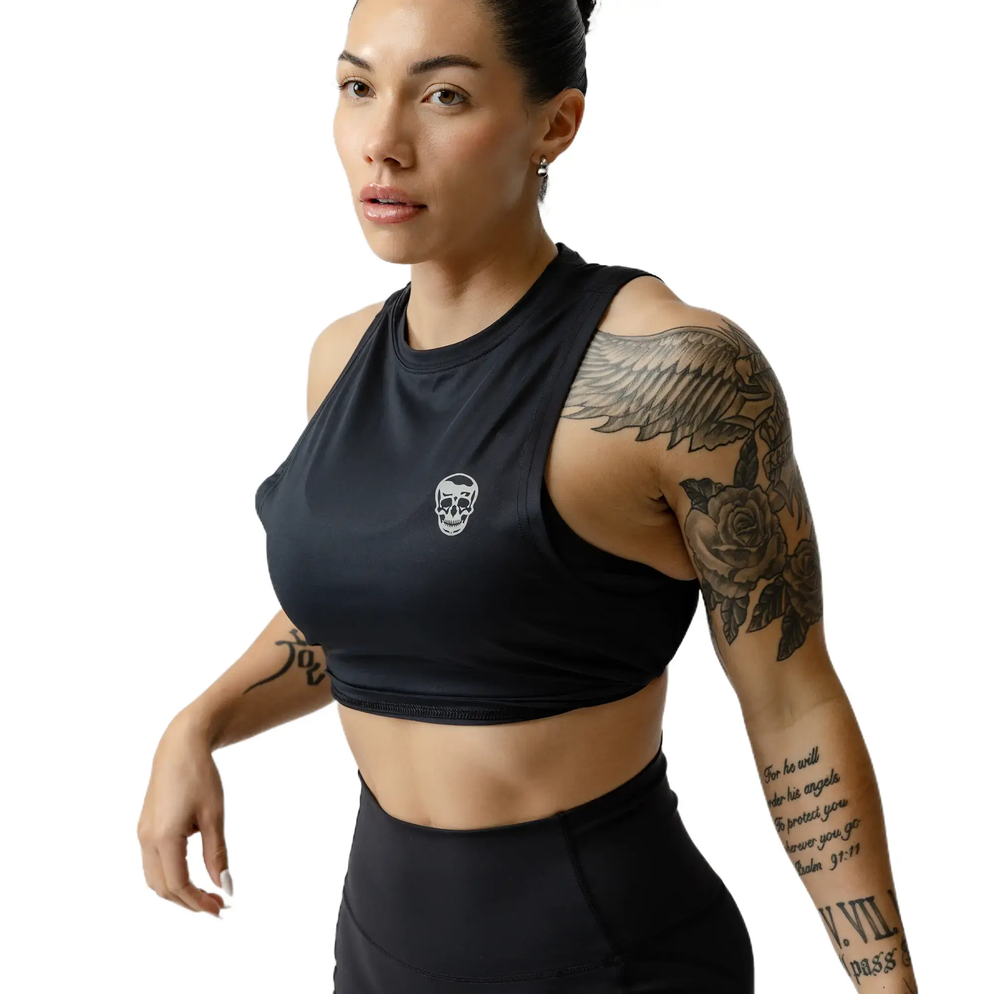Gymreapers Performance Tank Top for Women - Breathable, 4-Way Stretch, Loose Fit with Contoured Seams Athletic Tank Fitness Clothes Tops