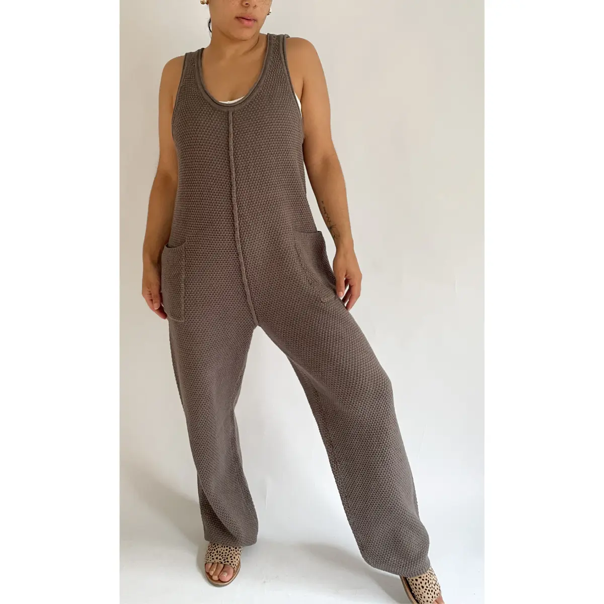 Cocoa Sweater Knit Jumpsuit