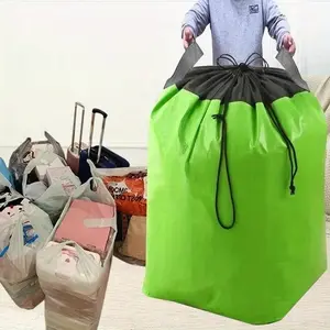 Large Moving Bag with Hand-held, Durable Storage Tote for Clothes, Toys & More, Multi-purpose Organizer with Drawstring Closure, Laundry, Laundry Basket Bag, Laundry Room Organiser