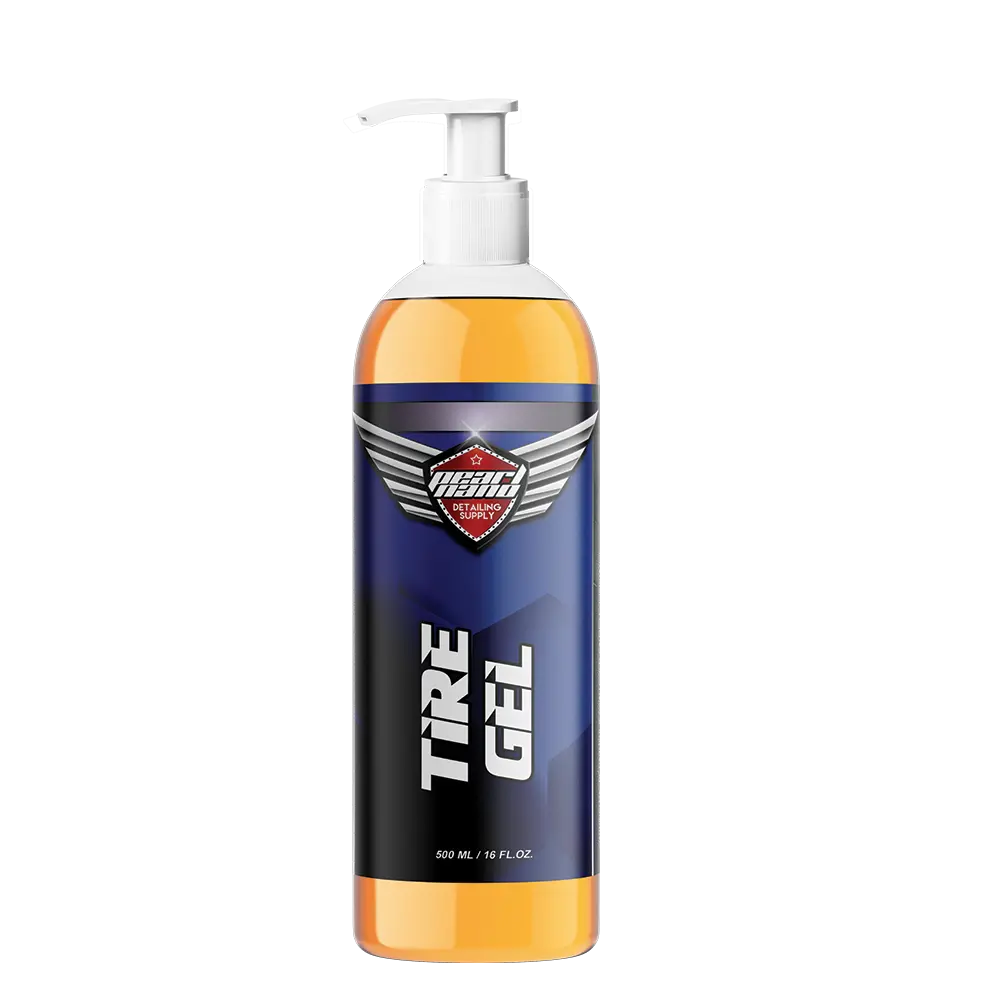 Pearl Nano 16 oz. Tire Gel - Wipe-On, Water-Based, No-Sling Tire Dressing for Enhanced Look and Durability