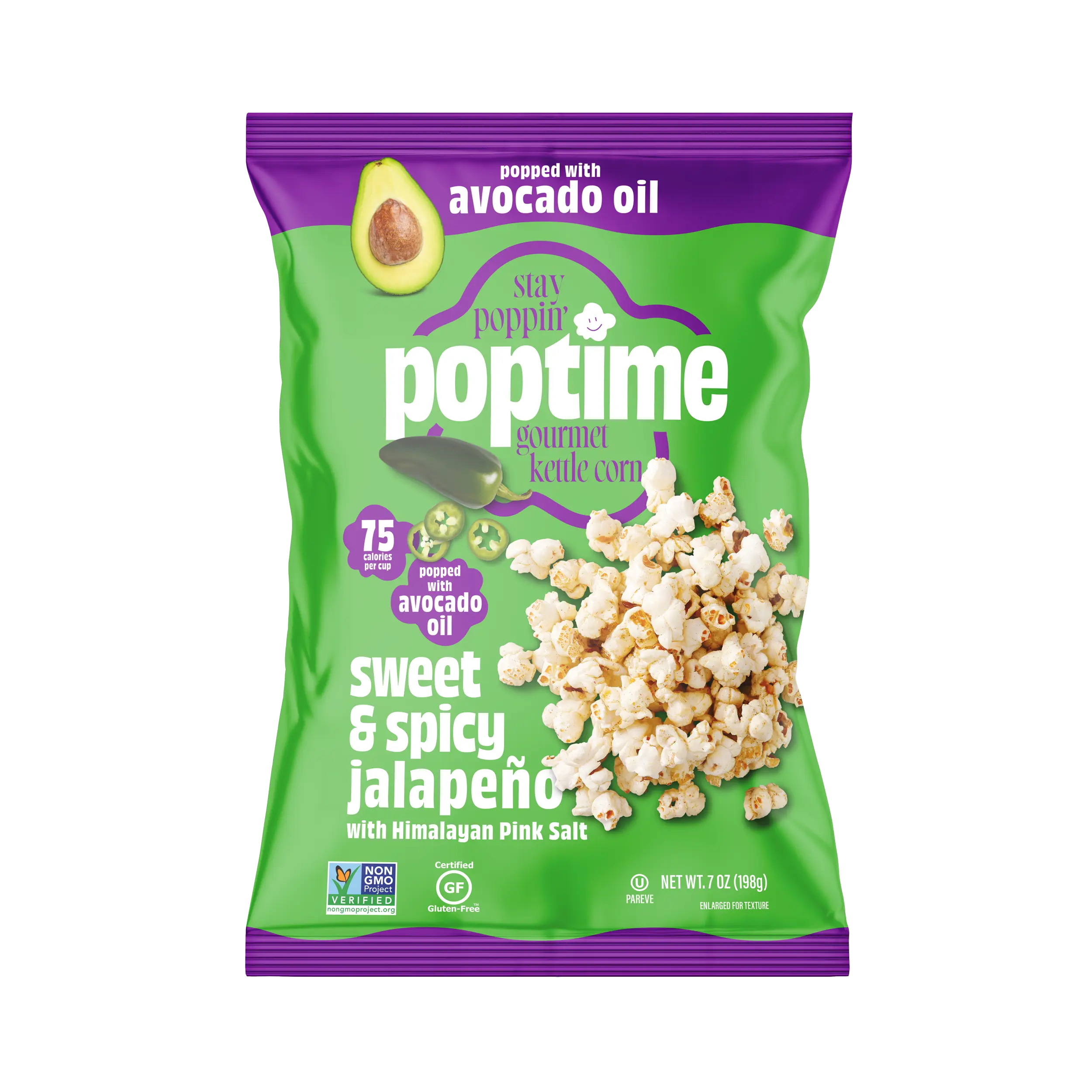 Poptime Sweet & Spicy Jalapeno Kettle Corn