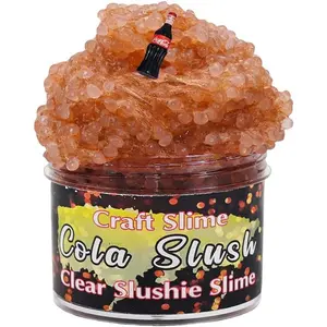 FLINPEX Butter Slime Kit Cloud Slime DIY Unmixed Snow Rice Slime kit for Girls, Education Party Favor Gift and Birthday, Slime kit for Boys, Slime Kits, Fluffy, Soft, 70ml 2.5Oz （Brown）