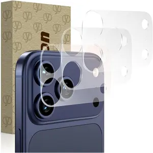3 Pack for  17 Pro Max Camera Plateau Protector - [Protects Camera Base Only - Not Lens] [Invisible & Bare-Hand Feel] [Scratch Resistant] [Fits  Cases] Ultra-Thin PET Film, Matte