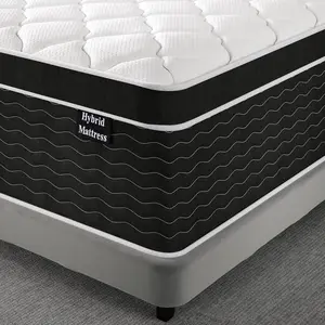 12 Inch Queen  in a Box, Medium Firm mattress king size bed position sleep support twin rolled comfort motion isolation hybrid memory furniture deals Foam Set High Quality Multi-Level Coil Spring gel saatva independent healthy pur certi fiber glass modern