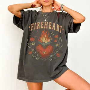 [Sale Up To 50%] Comfort Colors Fireheart Shirt Throne of Glass Merch Throne of Glass Shirt Throne of Glass Gifts Throne of Glass Special Edition Bookish tee