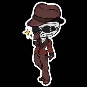 Invisible Monocaine Mastermind Decorative Waterproof Sticker