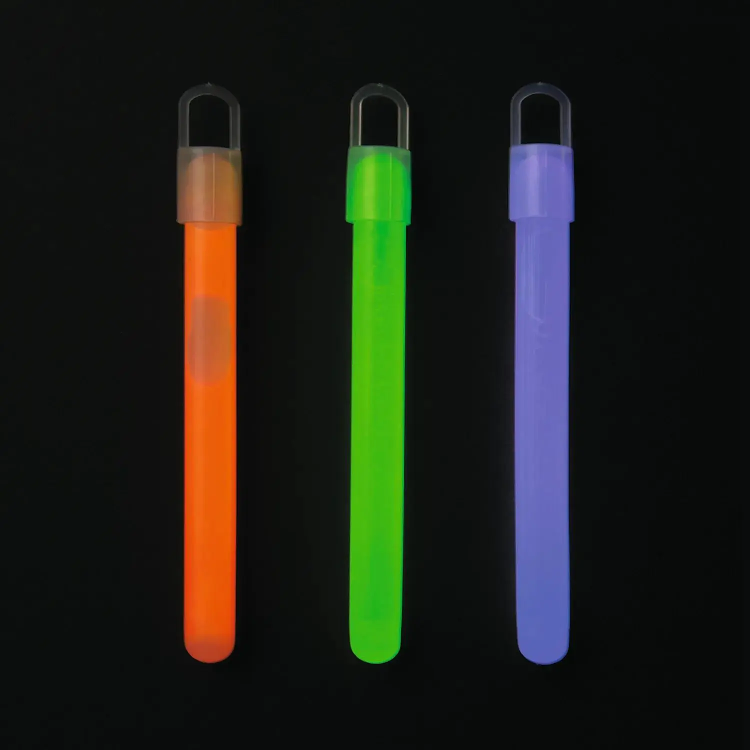 4" Bulk 50 Pc. Halloween Green, Orange & Purple Plastic Glow Sticks