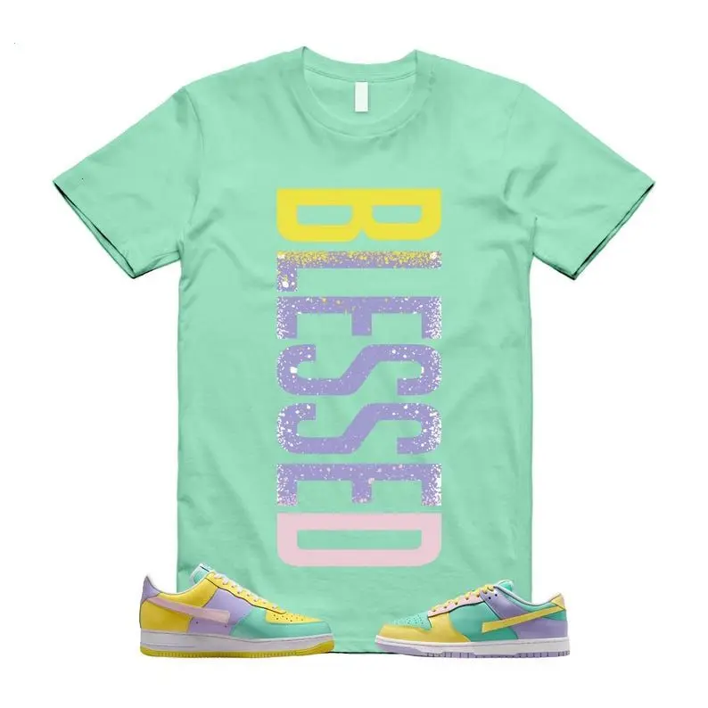 Dunk Easter Sneaker Match Shirt – VERTBLS Emerald Rise Pink Foam Tee