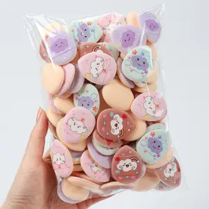 Random Cloud Print Finger Cushion, Beauty Makeup Sponge for Covering Blemishes, Suitable for Eye Area, Nose Wings, Lip Corners, All Skin Types, Beauty Sponges, Beauty Products