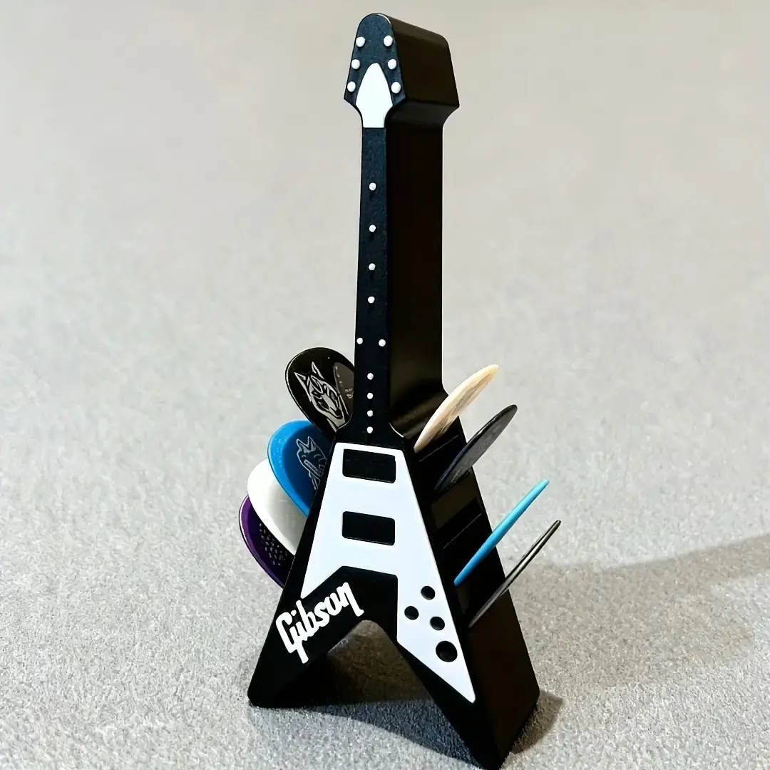 Guitar Pick Holder Organizer, Durable Guitar Picks Storage Case, Perfect Gift for Guitarists & Music Lovers, Ideal for Electric Guitars