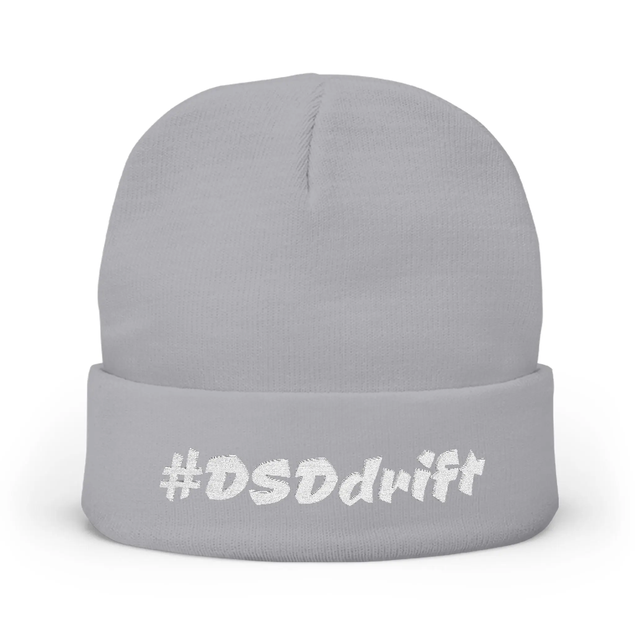 DSD Drift Embroidered Knit Beanie — "Don't Let the Cold Stop the #DSDdrift"
