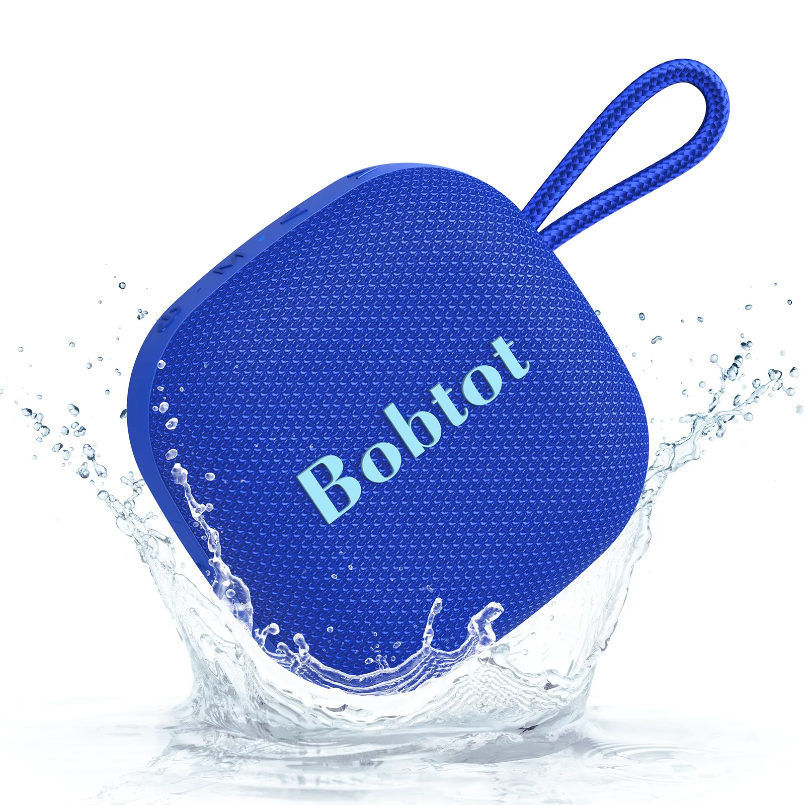 Bobtot MiniPulse Portable Bluetooth Speaker, Compact Wireless Audio Device with Loud Stereo Sound, Deep Bass, 16H Playtime, IPX7 Waterproof, Built-in Mic - Ideal for Wireless Speakers Use Cases, Bluetooth Speakers