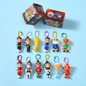 New cross-bor-der 2026 US-Cana-da-Mexi-co W-orld Cup blind box figurine keychain set