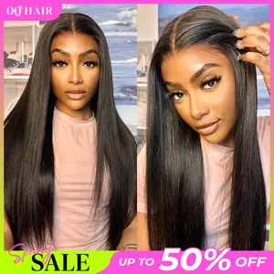 [NEW IN] OQ HAIR Wear And Go Glueless Wigs Bleached Tiny Knots Pre Cut 7x5 HD Lace Straight Lace Front Human Hair Wigs #TikTokShopBlackFriday