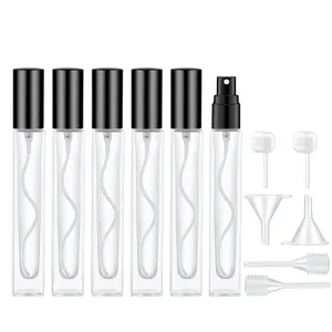 10ml Perfume Atomizer for Men & Women. Refillable Glass Spray Bottle. Portable Fragrance Bottle for Travel,Party (6PCS)