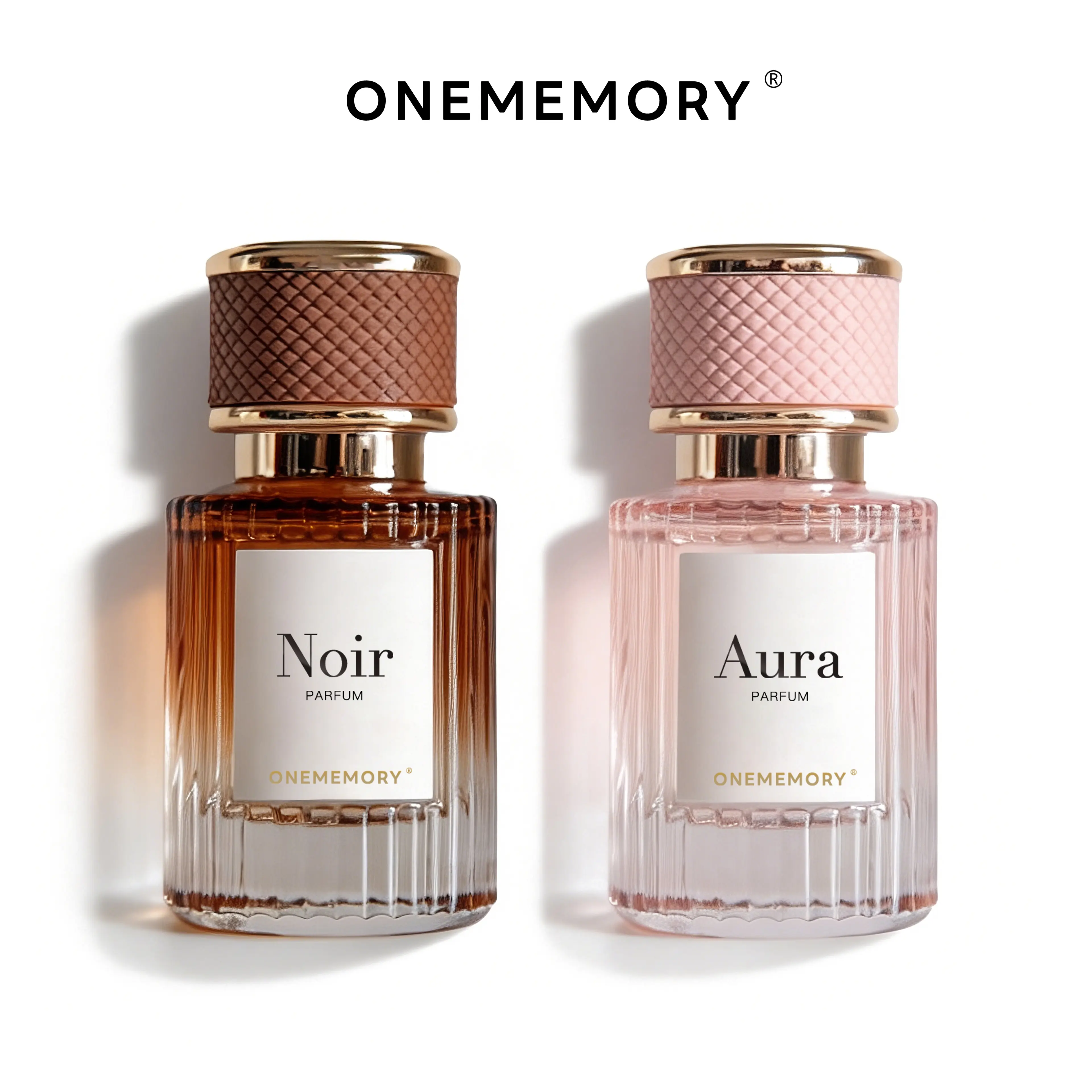 ONEMEMORY Aura & Noir Perfume Duo Set 2x30ml | Long Lasting Women's EDP | Floral & Coffee Vanilla