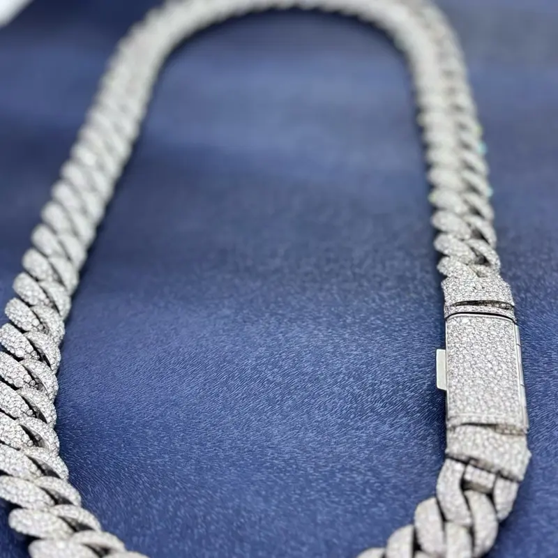 Miami cuban Iced out 925 BIG BOY CHAIN